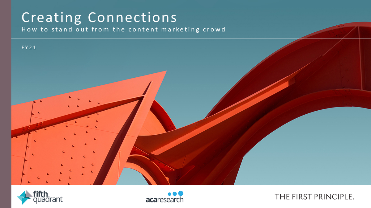 Creating Connections: How To Stand Out From The Content Marketing Crow ...