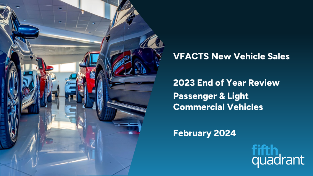 VFACTS 2023 Passenger & Light Commercial Vehicle Year In Review