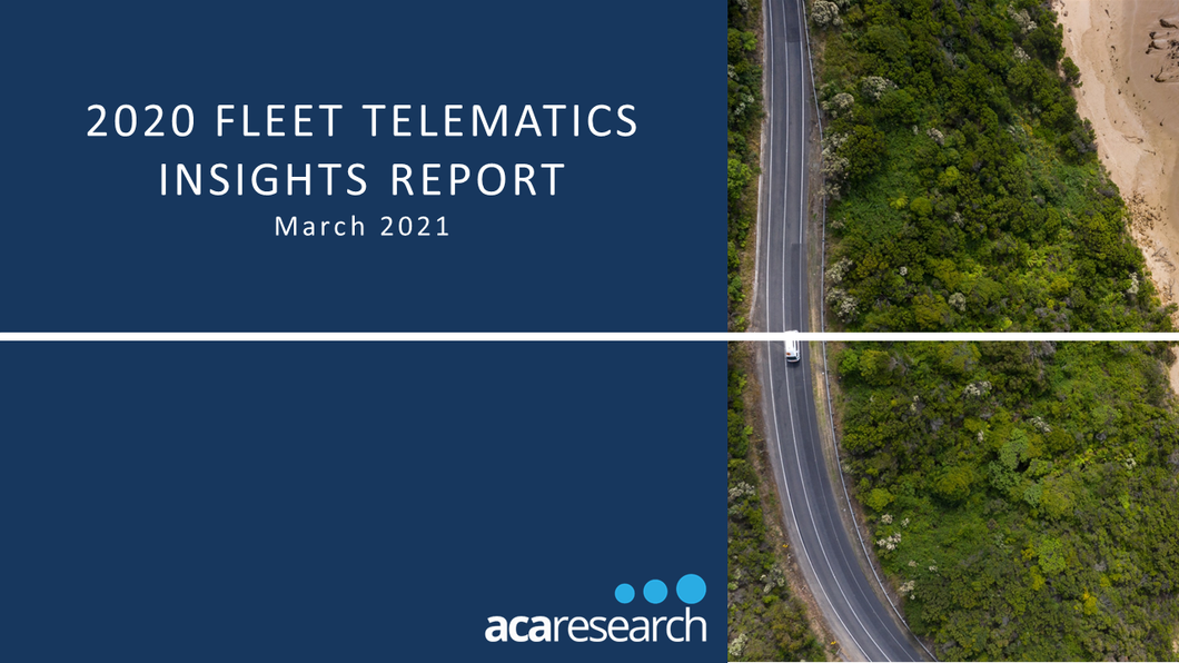 Australian Corporate Fleet Telematics Insights: Second Edition (2020)