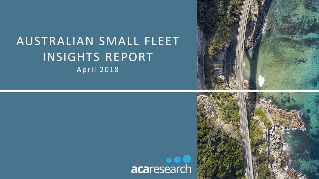Australian Small Fleet Insights: First Edition (2018)