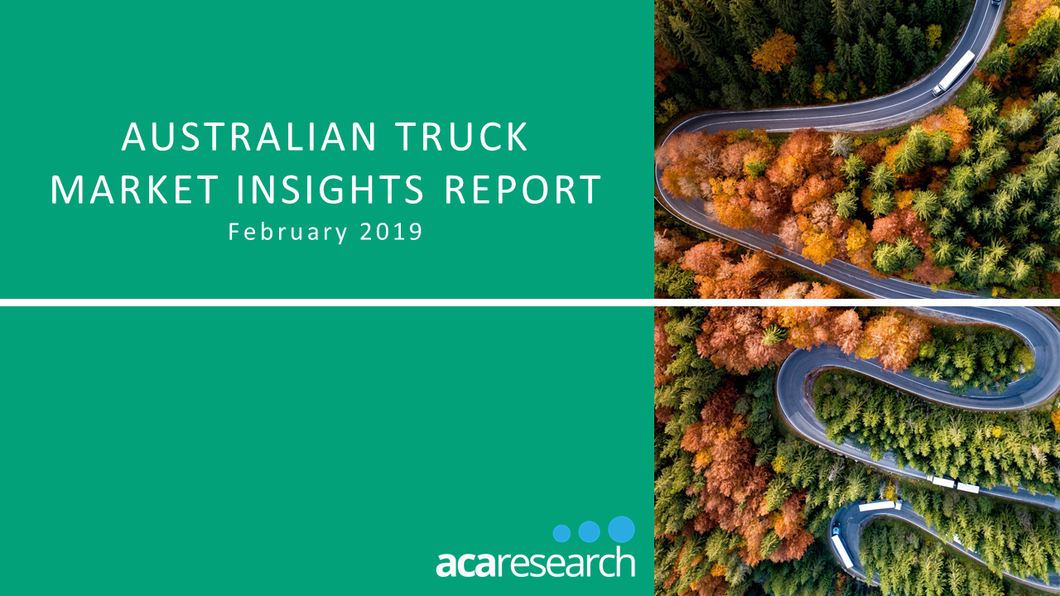 Australian Truck Market Insights Report: First Edition (2019)